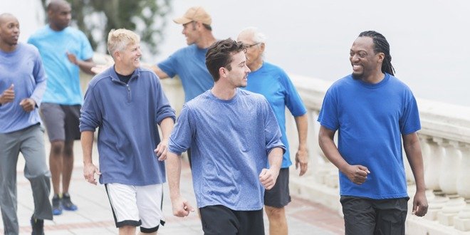 men running