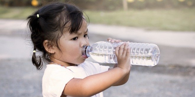 thirsty child