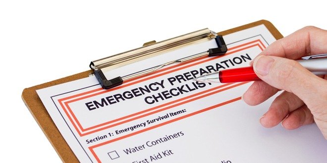 emergency kit check list