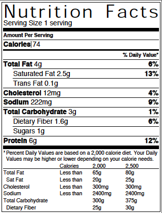 NutCont CaesarSalad caesar salad nutritional content