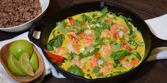 coconut curry shrimp