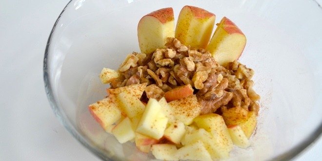 apple walnut oatmeal