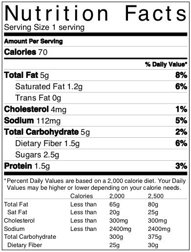 NutritionLabel Greek salad nutrition label greek salad