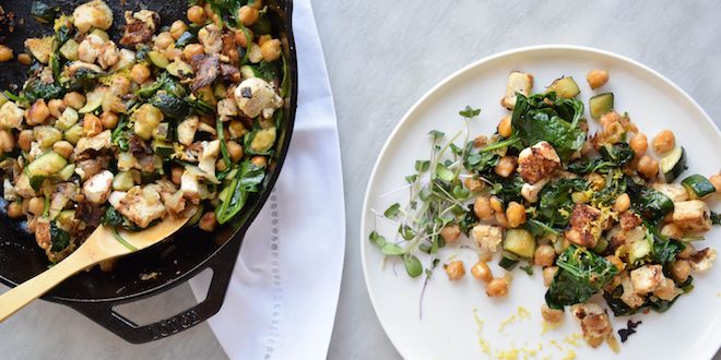 CHICKPEA TOFU STIR FRY