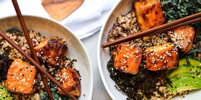 Salmon-poke-bowl