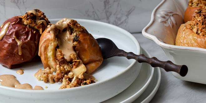 apple crisp baked apples