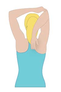 Stretching Arm Behind Back