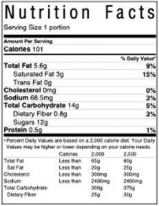 NutritionLabel 3 ingredient chocolate bark_JL Nov 2021