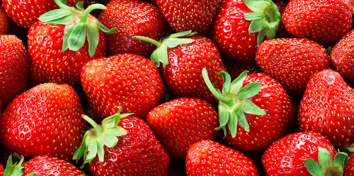 Strawberry background. Strawberries.