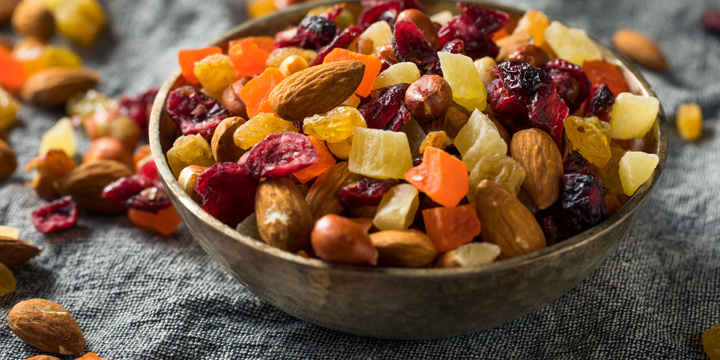 Healthy Dried Fruit and Nut Mix dried fruit