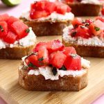 Strawberry Watermelon Bruschetta