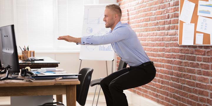Fitting physical activity into a working day