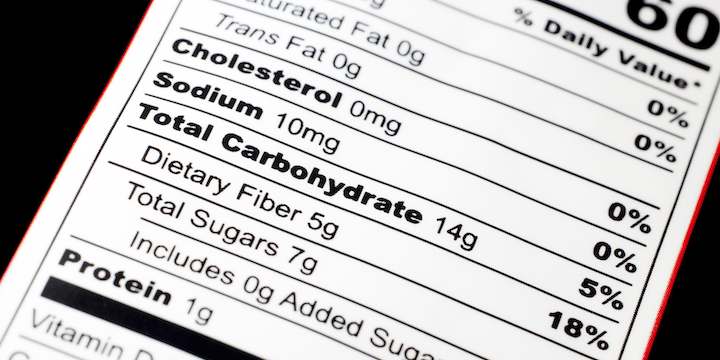 Learn how to read food labels
