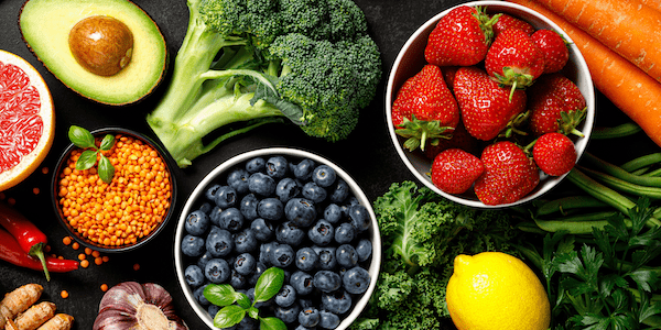 Fruits and vegetables