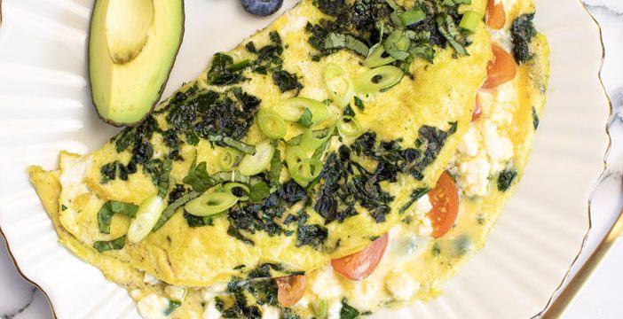 breakfast egg omlette