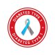Diabetes Type 1, Badge Ribbon Vector understanding type 1 diabetes