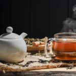 hot herbal tea