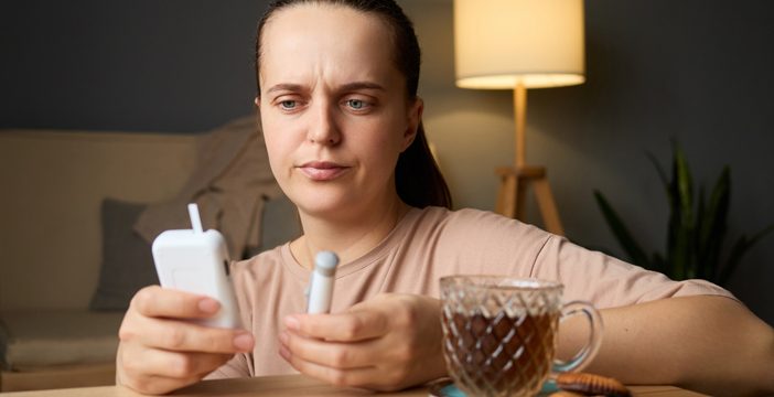 concerned diabetes patient